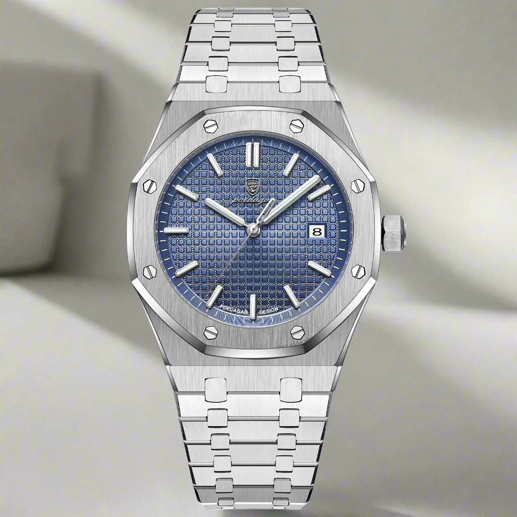 Luxury Men's Watch Waterproof Luminous Stainless Steel